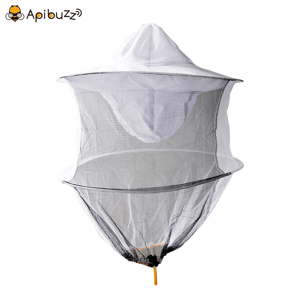 Fishing Equipment Tools - Çift Katmanlı Beyaz Arıcılık Şapkası Peçesi