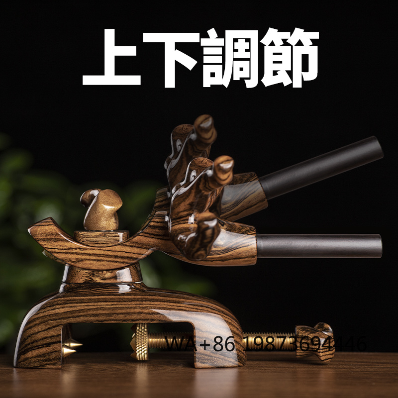 Fishing Equipment In Japanese - Ayarlanabilir ahşap olta askısı, Japon tarzı
