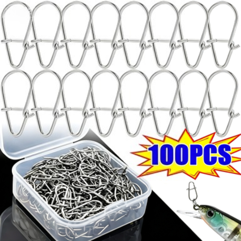 Fishing Equipment Tools - 100 adet paslanmaz çelik balıkçılık çırpıda