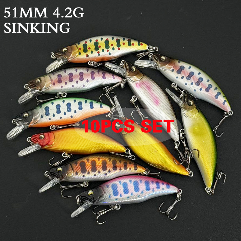 10 adet Minnow Balıkçılık Yemi - Fishing Equipment In Japanese incelemesi ve fiyatı