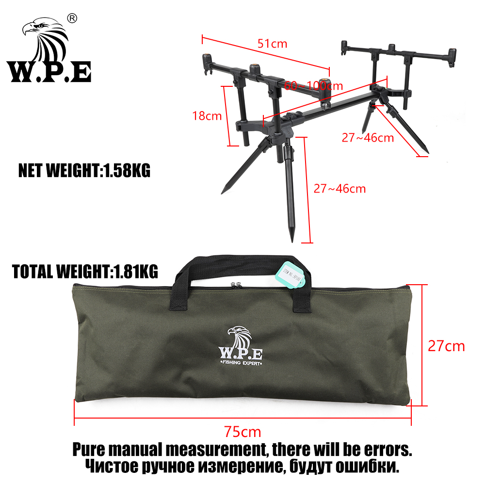 W.P.E sazan olta tutucu ayarla - Fishing Rod Pod incelemesi ve fiyatı